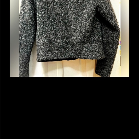 Women's Black & Gray Tweed Jacket - Picture 7 of 8